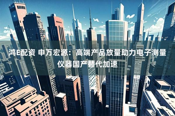 鸿E配资 申万宏源：高端产品放量助力电子测量仪器国产替代加速