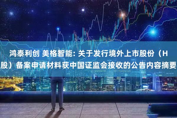 鸿泰利创 美格智能: 关于发行境外上市股份（H股）备案申请材料获中国证监会接收的公告内容摘要